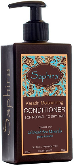 Saphira Keratin Moisturising Conditioner 250 ml i gruppen HELSE OG SKJØNNHET / Hår & styling / Hårpleie / Balsam hos TP E-commerce Nordic AB (C10414)
