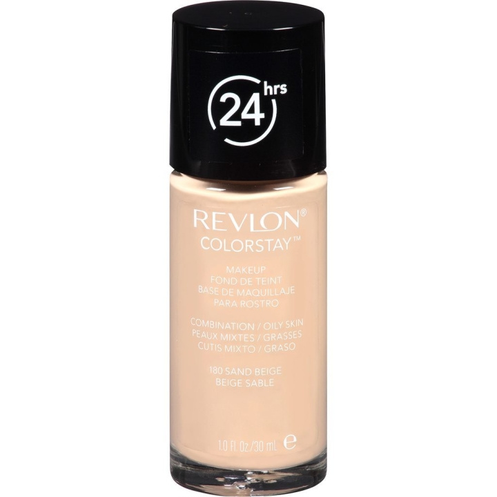 Revlon Colorstay Makeup Combination/Oily Skin - 180 Sand Beige 30 ml i gruppen HELSE OG SKJØNNHET / Makeup / Makeup ansikt / Foundation hos TP E-commerce Nordic AB (C10480)