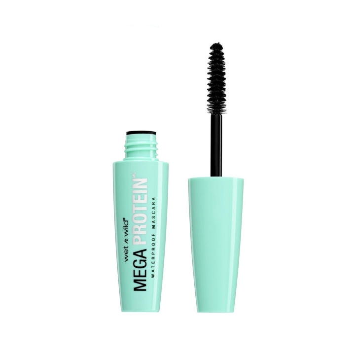 Wet n Wild Mega Protein Waterproof Mascara Very Black i gruppen HELSE OG SKJØNNHET / Makeup / Øyne og øyebryn / Mascara hos TP E-commerce Nordic AB (C10596)