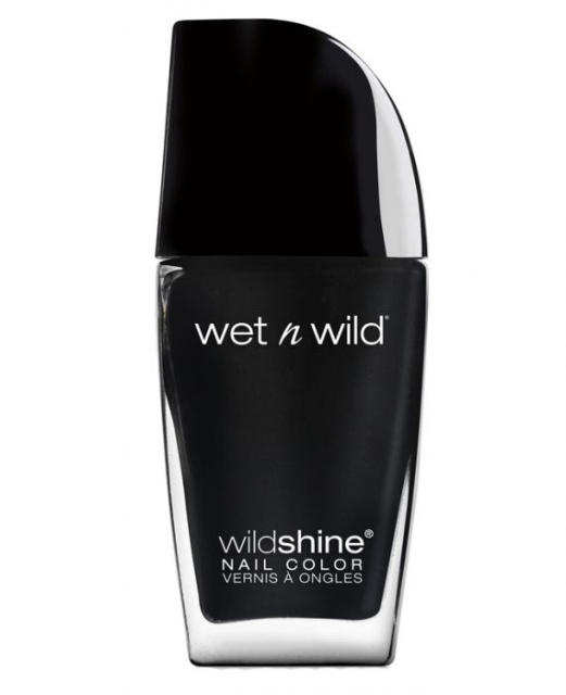 Wet n Wild Wild Shine Nail Color Black Créme i gruppen HELSE OG SKJØNNHET / Manikyr/pedikyr / Neglelakk hos TP E-commerce Nordic AB (C10602)