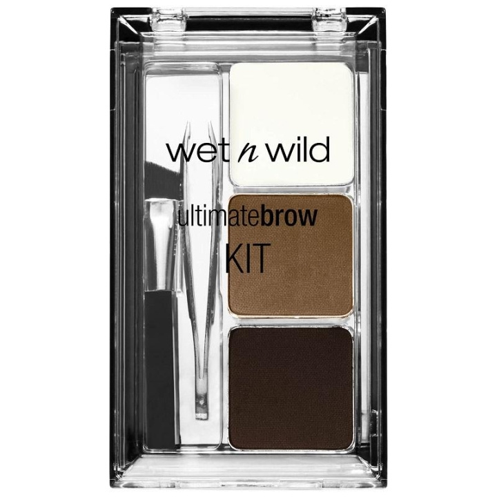 Wet n Wild Ultimate Brow Kit - Soft Brown i gruppen HELSE OG SKJØNNHET / Makeup / Øyne og øyebryn / Øyenbrynssett hos TP E-commerce Nordic AB (C10689)