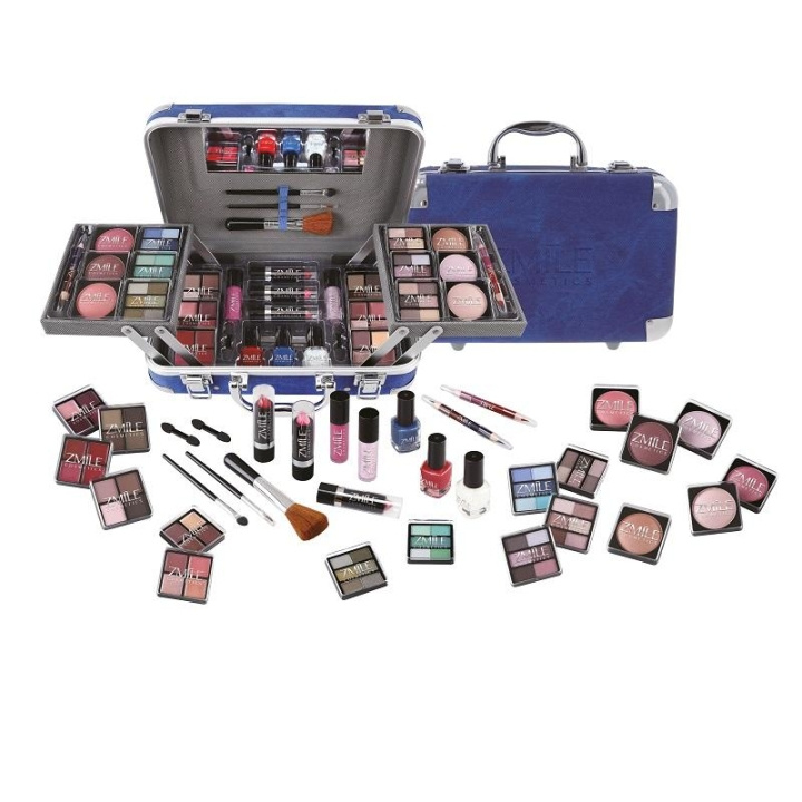 Zmile Cosmetics Makeup Box Traveller Blue i gruppen HELSE OG SKJØNNHET / Makeup / Verktøy og sminkesett / Sminkesett hos TP E-commerce Nordic AB (C10800)