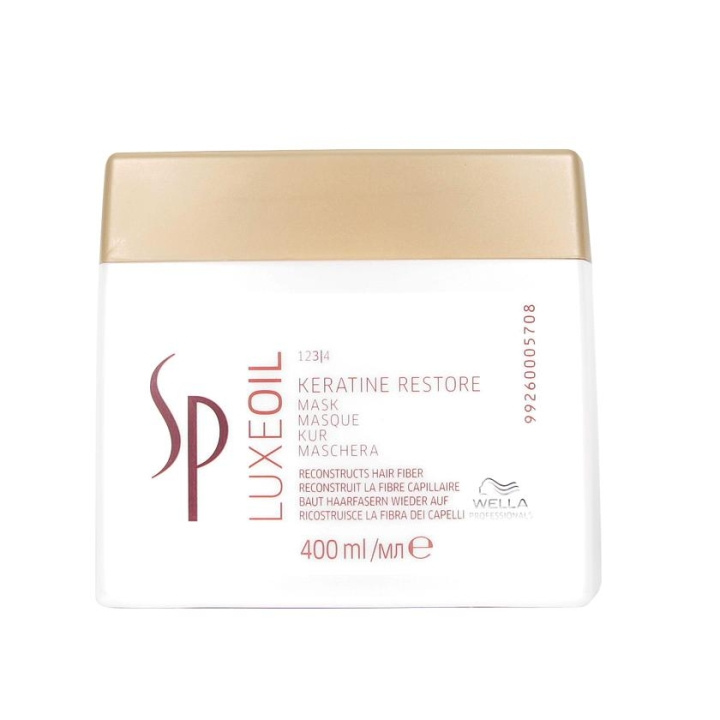 Wella SP LuxeOil Keratine Restore Mask 400ml i gruppen HELSE OG SKJØNNHET / Hudpleie / Ansikt / Masker hos TP E-commerce Nordic AB (C10882)