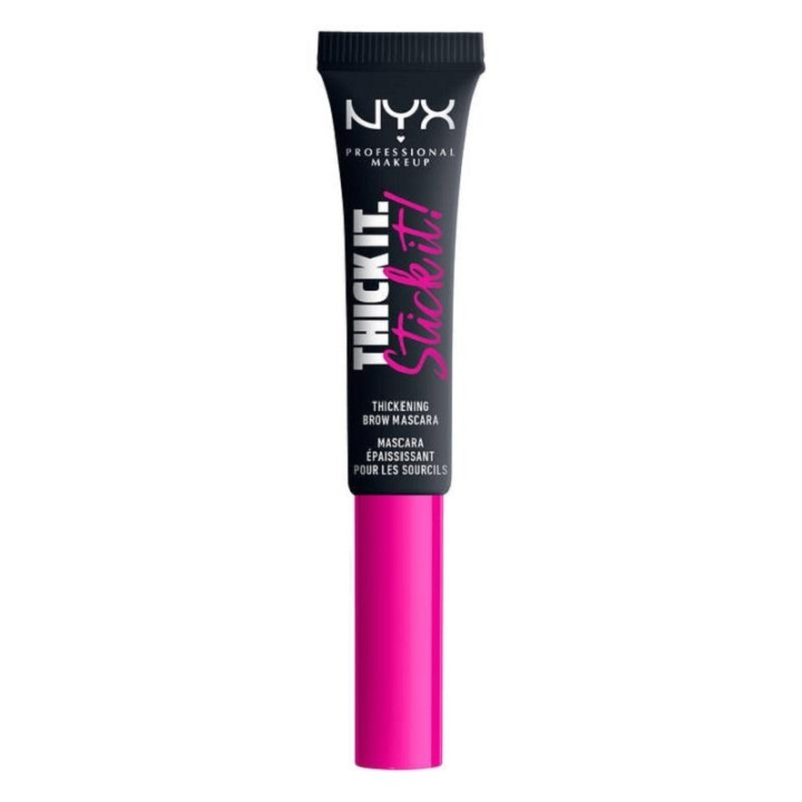 NYX PROF. MAKEUP Thick it. Stick it! Brow Mascara - Black i gruppen HELSE OG SKJØNNHET / Makeup / Øyne og øyebryn / Øyenbrynsgel hos TP E-commerce Nordic AB (C11033)