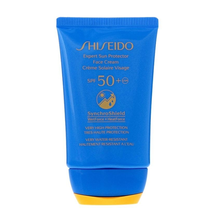 Shiseido Expert Sun Protector Face Cream Age Defense SPF 50+ i gruppen HELSE OG SKJØNNHET / Hudpleie / Soling / Solkrem hos TP E-commerce Nordic AB (C11058)