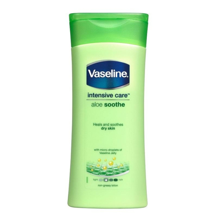 Vaseline Intensive Care Aloe Soothe Lotion 200 ml i gruppen HELSE OG SKJØNNHET / Hudpleie / Kroppspleie / Body lotion hos TP E-commerce Nordic AB (C11071)