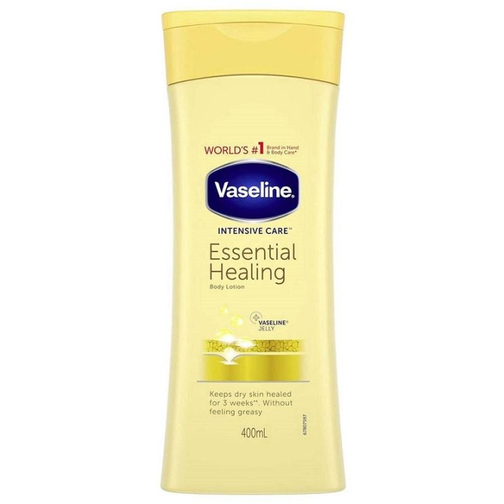 Vaseline Intensive Care Essential Healing Body Lotion 400 ml i gruppen HELSE OG SKJØNNHET / Hudpleie / Kroppspleie / Body lotion hos TP E-commerce Nordic AB (C11073)