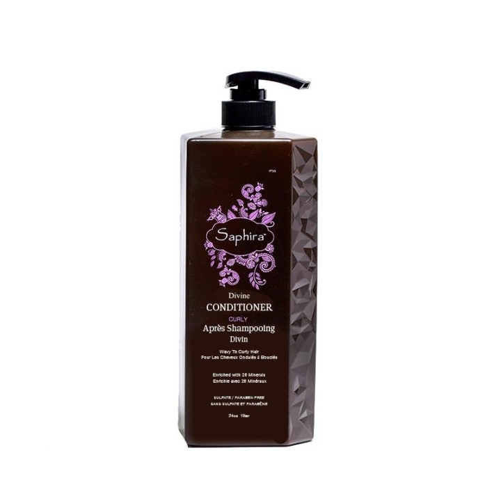 Saphira Curly Divine Conditioner 1000 ml i gruppen HELSE OG SKJØNNHET / Hår & styling / Hårpleie / Balsam hos TP E-commerce Nordic AB (C11081)