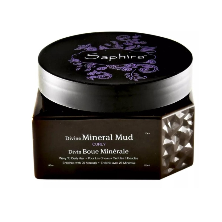Saphira Curly Divine Mineral Mud 250 ml i gruppen HELSE OG SKJØNNHET / Hår & styling / Hårpleie / Hårmaske hos TP E-commerce Nordic AB (C11082)