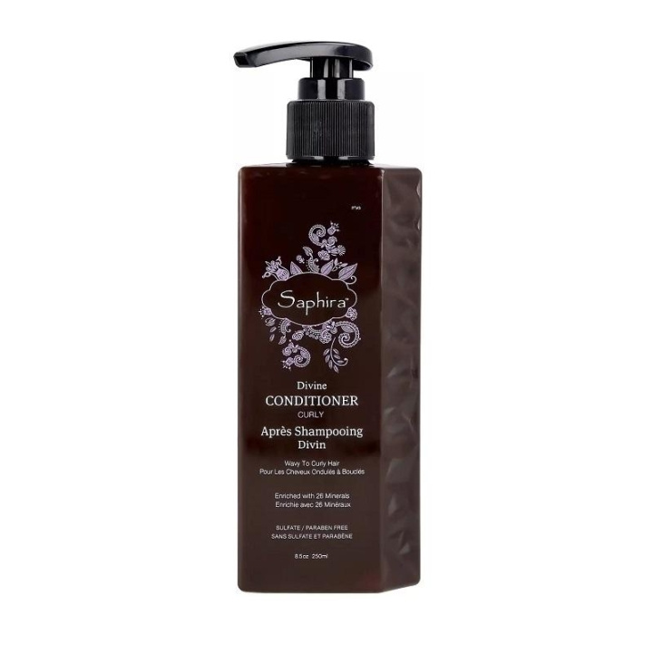 Saphira Curly Divine Conditioner 250ml i gruppen HELSE OG SKJØNNHET / Hår & styling / Hårpleie / Balsam hos TP E-commerce Nordic AB (C11083)