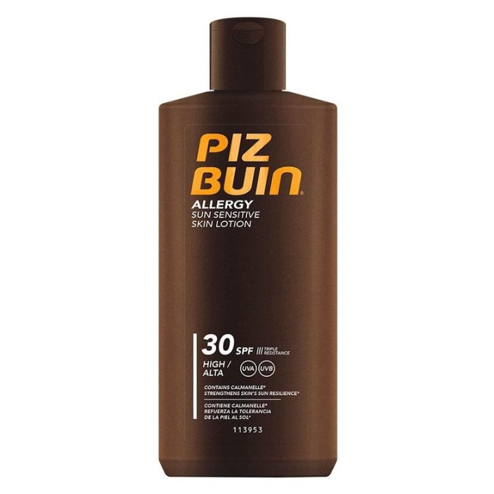 Piz Buin Allergy Sun Sensitive Skin Lotion SPF30 200ml i gruppen HELSE OG SKJØNNHET / Hudpleie / Soling / Solkrem hos TP E-commerce Nordic AB (C11129)