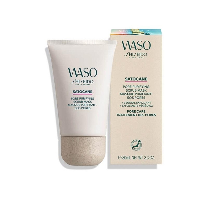 Shiseido Waso Satocane Pore Purifying Scrub Mask 50 ml i gruppen HELSE OG SKJØNNHET / Hudpleie / Ansikt / Skrubb/peeling hos TP E-commerce Nordic AB (C11146)