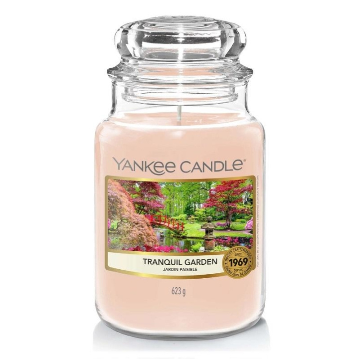 Yankee Candle Classic Large Tranquil Garden 623g i gruppen HELSE OG SKJØNNHET / Duft og parfyme / Andre dufter / Duftlys hos TP E-commerce Nordic AB (C11194)