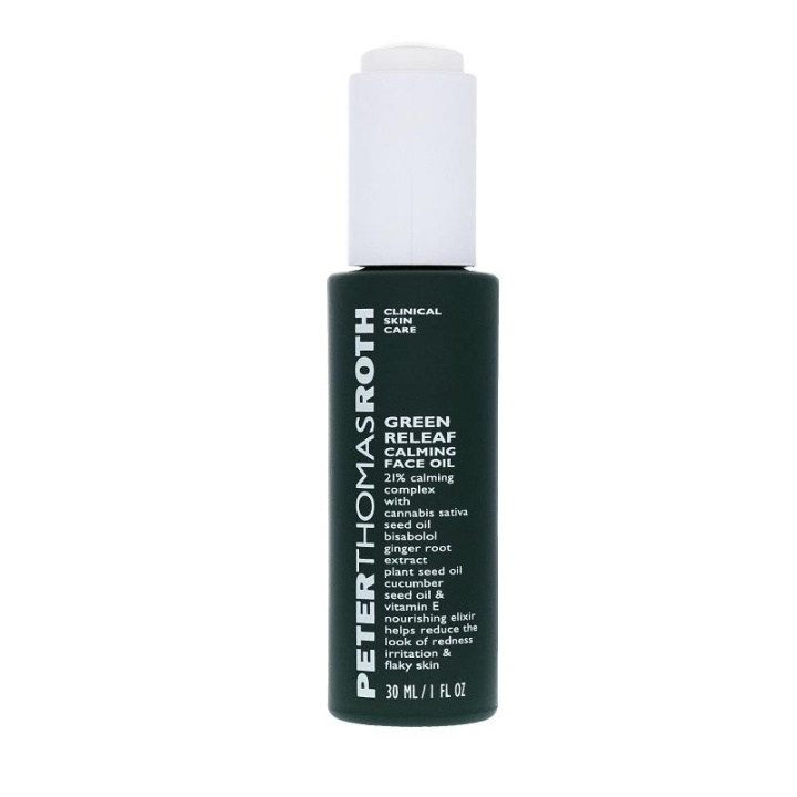 Peter Thomas Roth Green Releaf Calming Face Oil 30ml i gruppen HELSE OG SKJØNNHET / Hudpleie / Ansikt / Ansiktsolje hos TP E-commerce Nordic AB (C11232)