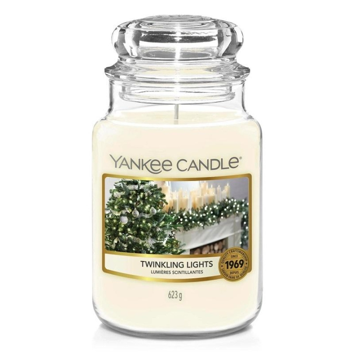Yankee Candle Classic Large Twinkling Lights 623 g i gruppen HELSE OG SKJØNNHET / Duft og parfyme / Andre dufter / Duftlys hos TP E-commerce Nordic AB (C11251)