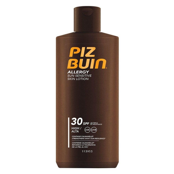 Piz Buin Allergy Sun Sensitive Skin Lotion SPF30 400 ml i gruppen HELSE OG SKJØNNHET / Hudpleie / Soling / Solkrem hos TP E-commerce Nordic AB (C11341)