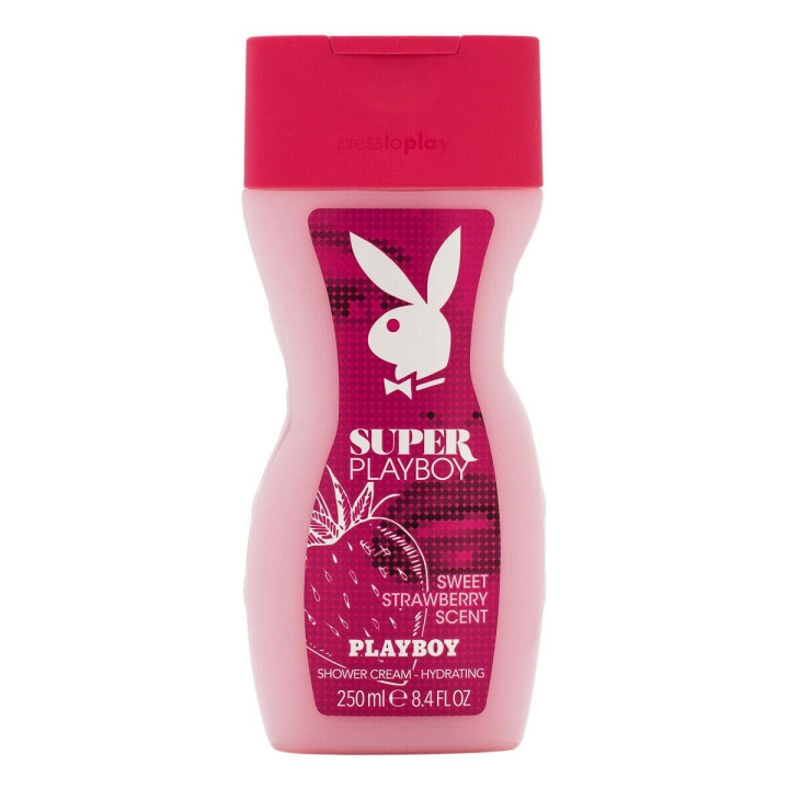 Playboy Super Playboy For Her Shower Gel 250ml i gruppen HELSE OG SKJØNNHET / Hudpleie / Kroppspleie / Bad- og dusjkrem hos TP E-commerce Nordic AB (C11441)