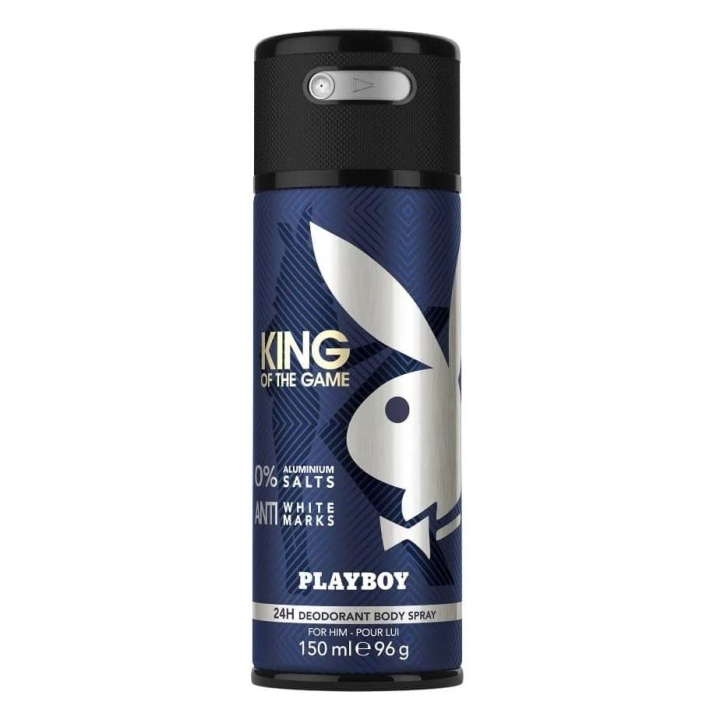 Playboy King of the Game For Him Deo Spray 150ml i gruppen HELSE OG SKJØNNHET / Duft og parfyme / Deodorant / Deo for han hos TP E-commerce Nordic AB (C11443)