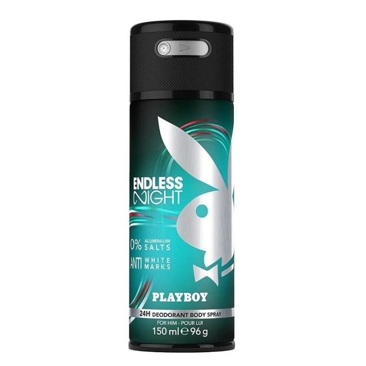Playboy Endless Night For Him Deo Spray 150ml i gruppen HELSE OG SKJØNNHET / Duft og parfyme / Deodorant / Deo for han hos TP E-commerce Nordic AB (C11445)