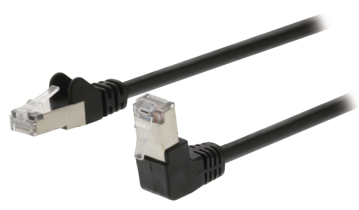 CAT5e SF/UTP Nettverkskabelen RJ45 (8P8C) Han - RJ45 (8P8C) Han 5.00 m Sort i gruppen Datautstyr / Kabler og adaptere / Nettverk / Cat5e hos TP E-commerce Nordic AB (C11565)