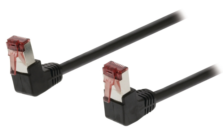 CAT6 S/FTP Nettverkskabelen RJ45 (8P8C) Han - RJ45 (8P8C) Han 15.0 m Sort i gruppen Datautstyr / Kabler og adaptere / Nettverk / Cat6 hos TP E-commerce Nordic AB (C11567)