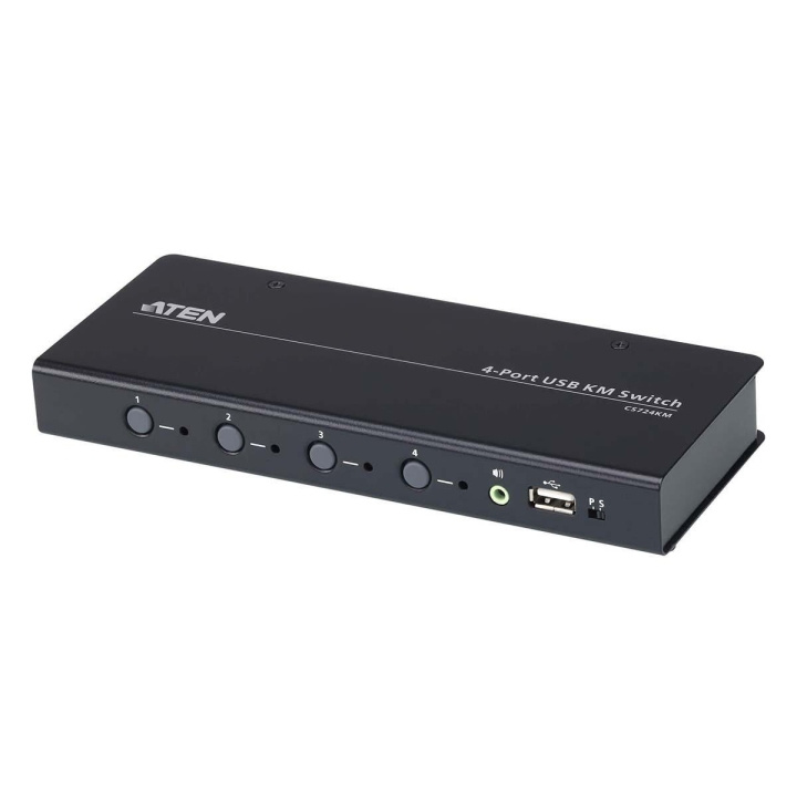 4-ports USB grenseløs KVM™-svitsj (kabler inkludert) i gruppen Datautstyr / Kabler og adaptere / HDMI/VGA/DVI-switcher hos TP E-commerce Nordic AB (C11645)