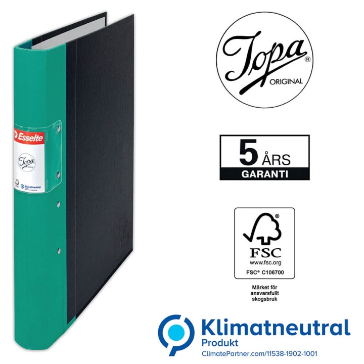 ESSELTE Pärm Jopa A4/40 Grön i gruppen HJEM, HUS OG HAGE / Kontorsmaterialer / Annet hos TP E-commerce Nordic AB (C11758)