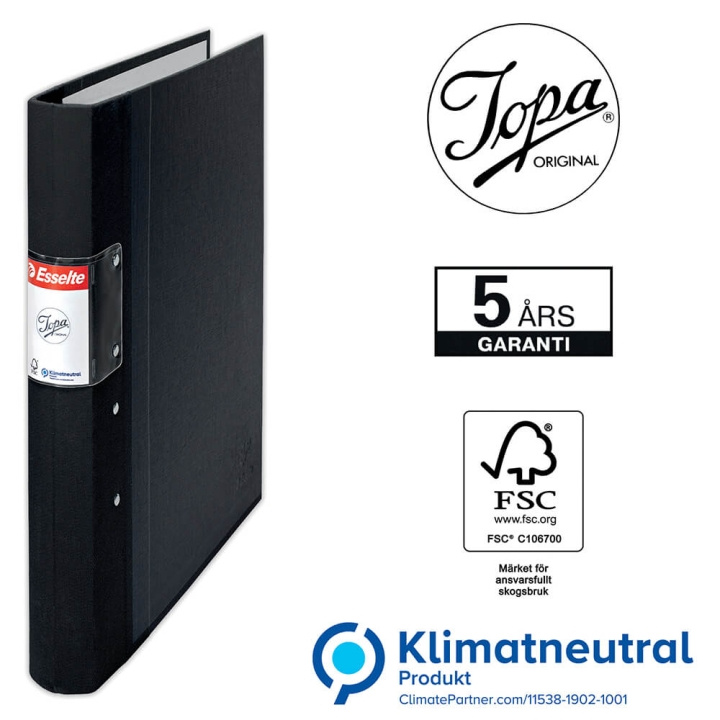ESSELTE Pärm Jopa A4/40 Svart i gruppen HJEM, HUS OG HAGE / Kontorsmaterialer / Annet hos TP E-commerce Nordic AB (C11766)