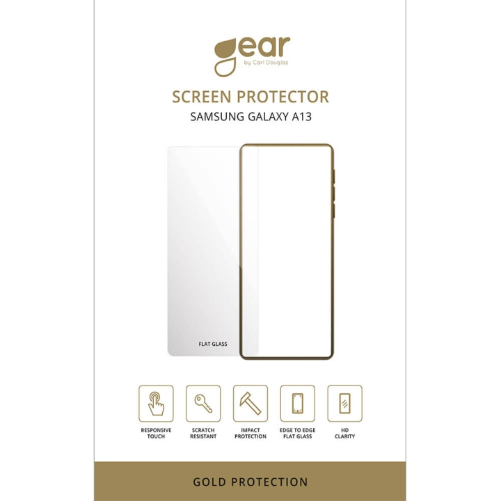 Gear Herdet Glass 2.5D Samsung Galaxy A13 5G i gruppen SMARTTELEFON & NETTBRETT / Mobilbeskyttelse / Samsung hos TP E-commerce Nordic AB (C11829)