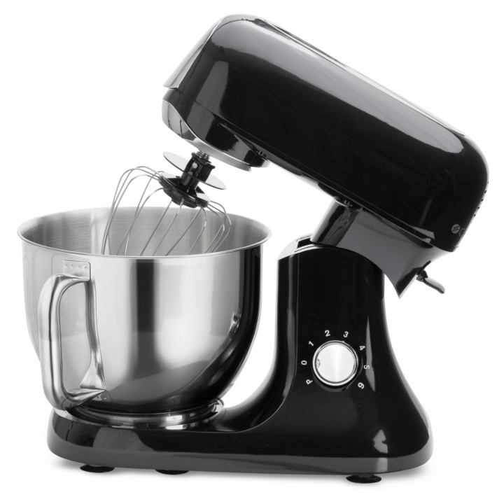 Champion Kjøkkenmaskin Pro 6L 1200W KA400 Shiny Black i gruppen HJEM, HUS OG HAGE / Husholdningsapparater / Matprosessorer og kjøkkenassistenter / Kjøkkenassistenter og tilbehør hos TP E-commerce Nordic AB (C11849)