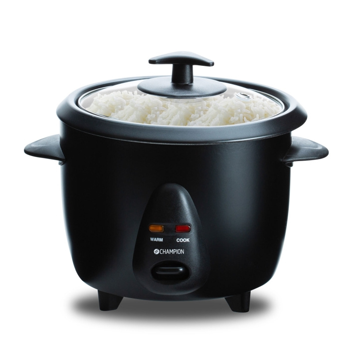 Champion Riskoker Mini 0,6L 300W RK110 Svart i gruppen HJEM, HUS OG HAGE / Husholdningsapparater / Ris- og eggkokere hos TP E-commerce Nordic AB (C11854)