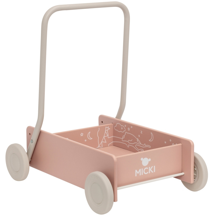 Micki Lære å gå-barnevogn, rosa i gruppen LEKER, BARN OG BABY / Babyleker (0-3 år) / Lære seg å gå hos TP E-commerce Nordic AB (C11863)
