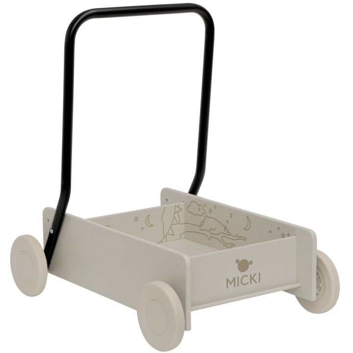 Micki Lære å gå-barnevogn, Beige i gruppen LEKER, BARN OG BABY / Babyleker (0-3 år) / Lære seg å gå hos TP E-commerce Nordic AB (C11864)