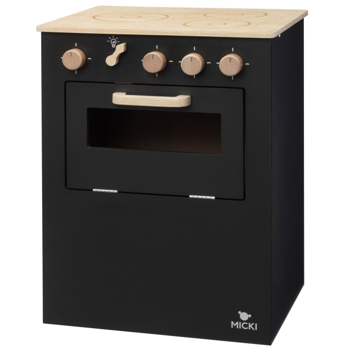 Micki Premium svart lekekomfyr i gruppen LEKER, BARN OG BABY / Leker / Lite hjem & rollespill hos TP E-commerce Nordic AB (C11880)
