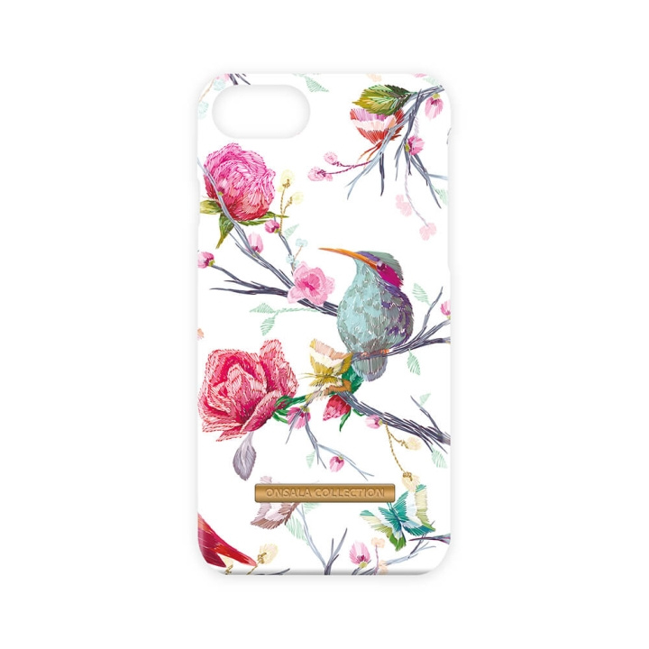 ONSALA COLLECTION Mobildeksel Shine Vintage Birds iPhone 6/7/8/SE i gruppen SMARTTELEFON & NETTBRETT / Mobilbeskyttelse / Apple / iPhone 8 / Deksel hos TP E-commerce Nordic AB (C12107)