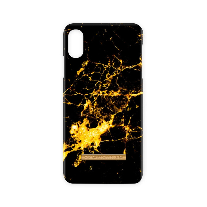 Onsala COLLECTION Mobilskal Shine Goldmine Marble iPhone Xs Max i gruppen SMARTTELEFON & NETTBRETT / Mobilbeskyttelse / Apple / iPhone XS Max / Deksel hos TP E-commerce Nordic AB (C12124)