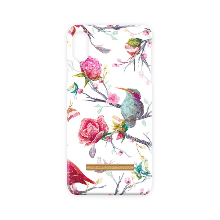 Onsala COLLECTION Mobilskal Shine Vintage Birds iPhone Xs Max i gruppen SMARTTELEFON & NETTBRETT / Mobilbeskyttelse / Apple / iPhone XS Max / Deksel hos TP E-commerce Nordic AB (C12127)