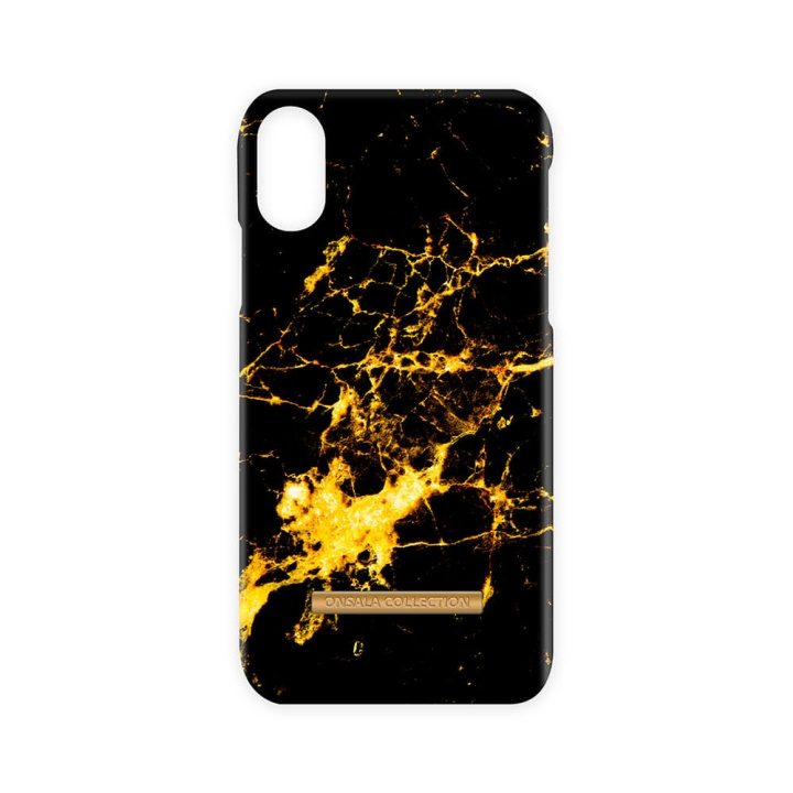 Onsala COLLECTION Mobilskal Shine Goldmine Marble iPhone XR i gruppen SMARTTELEFON & NETTBRETT / Mobilbeskyttelse / Apple / iPhone XR / Deksel hos TP E-commerce Nordic AB (C12135)