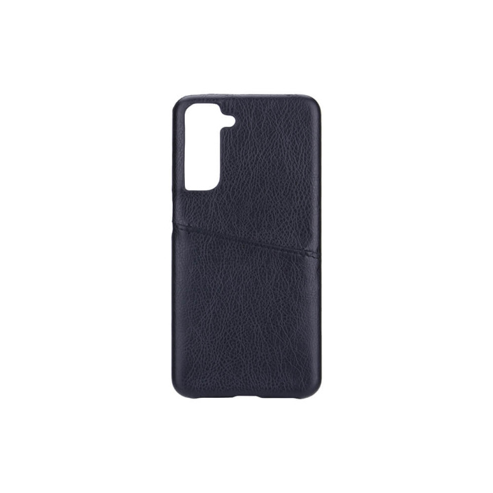 Onsala Mobildeksel Svart med Kortlomme Samsung S21 FE 5G i gruppen SMARTTELEFON & NETTBRETT / Mobilbeskyttelse / Samsung hos TP E-commerce Nordic AB (C12174)