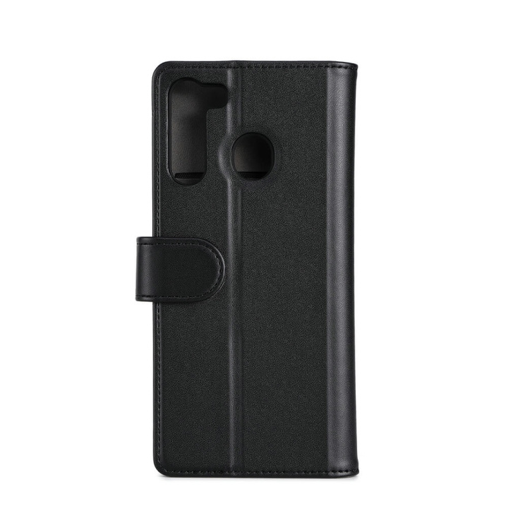 Gear Lommebokdeksel Svart - Samsung A21 i gruppen SMARTTELEFON & NETTBRETT / Mobilbeskyttelse / Samsung hos TP E-commerce Nordic AB (C12267)