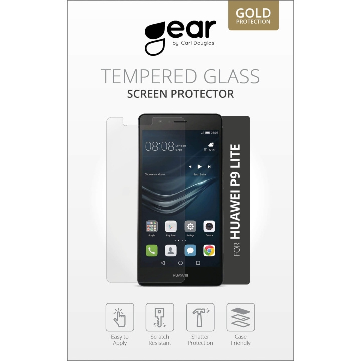 GEAR Herdet Glass 2.5D Huawei P9 Lite i gruppen SMARTTELEFON & NETTBRETT / Mobilbeskyttelse / Huawei hos TP E-commerce Nordic AB (C12369)