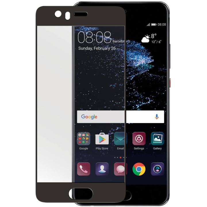 Gear Härdat Glas 3D Full Cover Svart Huawei P10 Plus i gruppen SMARTTELEFON & NETTBRETT / Mobilbeskyttelse / Huawei/Honor hos TP E-commerce Nordic AB (C12394)