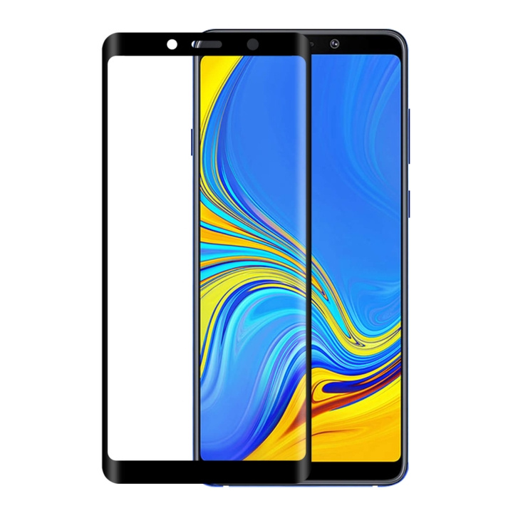 Gear Härdat Glas 3D Full Cover Svart Samsung Galaxy A9 i gruppen SMARTTELEFON & NETTBRETT / Mobilbeskyttelse / Samsung hos TP E-commerce Nordic AB (C12403)