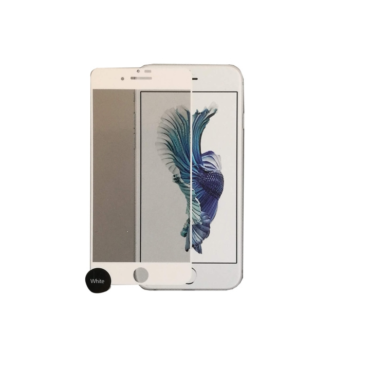 Gear Härdat Glas 3D Gum Full Cover Vit iPhone 6 i gruppen SMARTTELEFON & NETTBRETT / Mobilbeskyttelse / Apple / iPhone 6/6S / Skjermbeskyttelse hos TP E-commerce Nordic AB (C12409)