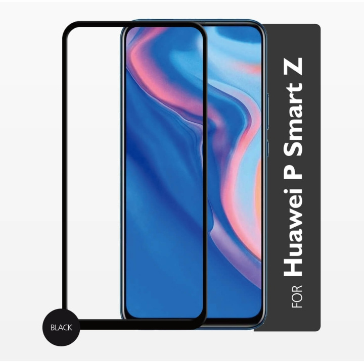 GEAR Herdet Glass 2,5D Full Cover Huawei P Smart Z 2019 i gruppen SMARTTELEFON & NETTBRETT / Mobilbeskyttelse / Huawei hos TP E-commerce Nordic AB (C12428)