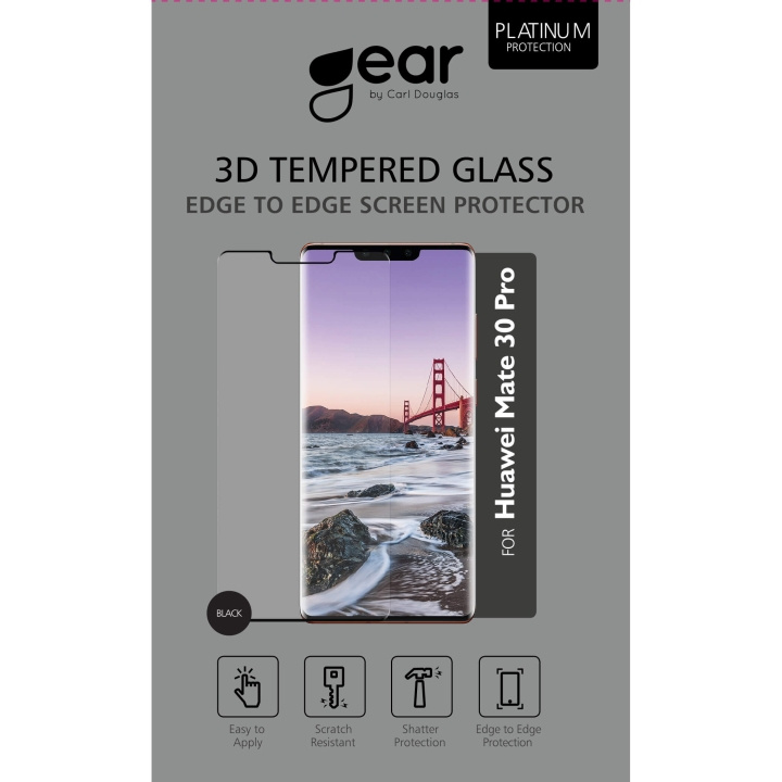 Gear Härdat Glas 3D Full Cover Black Huawei Mate 30 Lite i gruppen SMARTTELEFON & NETTBRETT / Mobilbeskyttelse / Huawei/Honor hos TP E-commerce Nordic AB (C12431)