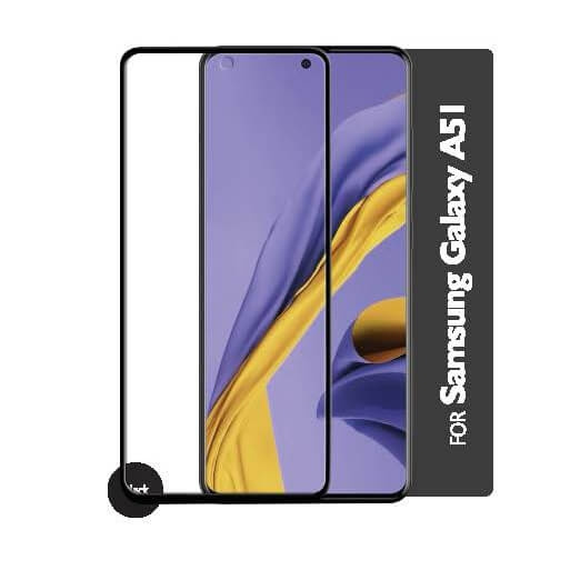 GEAR Herdet Glass 3D Gum Full Cover Svart Samsung A51 i gruppen SMARTTELEFON & NETTBRETT / Mobilbeskyttelse / Samsung hos TP E-commerce Nordic AB (C12435)