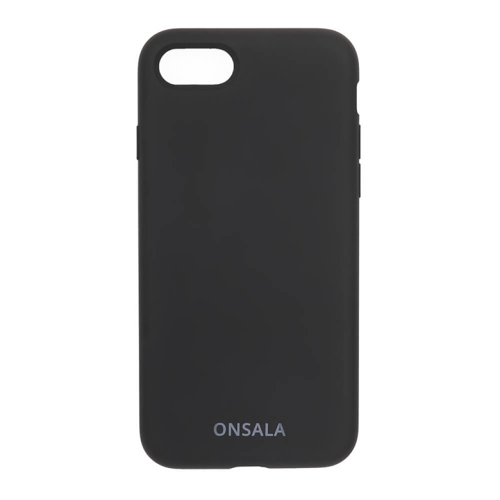 ONSALA Mobildeksel Silikon Black - iPhone 6/7/8/SE i gruppen SMARTTELEFON & NETTBRETT / Mobilbeskyttelse / Apple / iPhone 8 / Deksel hos TP E-commerce Nordic AB (C12585)