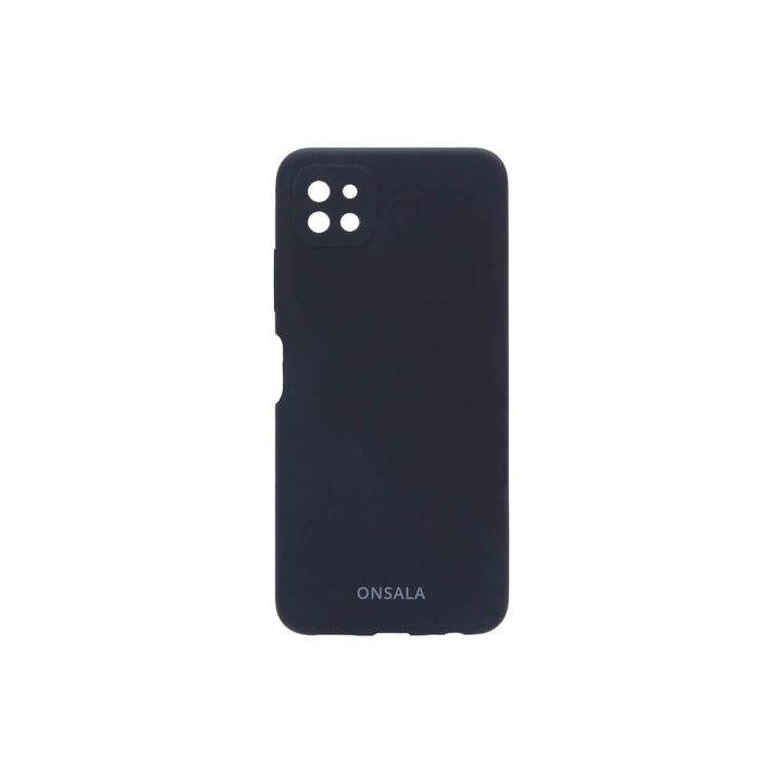 Onsala Mobildeksel Silikon Black - Samsung A22 5G i gruppen SMARTTELEFON & NETTBRETT / Mobilbeskyttelse / Samsung hos TP E-commerce Nordic AB (C12589)