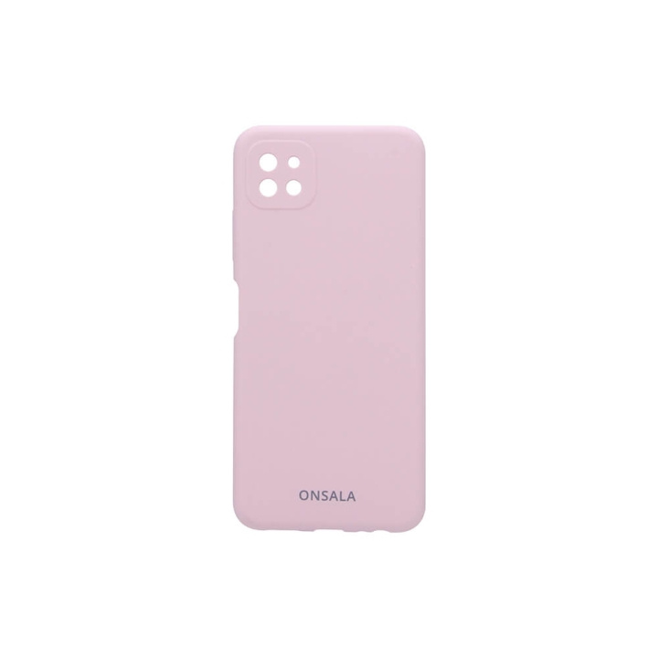 Onsala Mobildeksel Silikon Sand Pink - Samsung A22 5G i gruppen SMARTTELEFON & NETTBRETT / Mobilbeskyttelse / Samsung hos TP E-commerce Nordic AB (C12594)